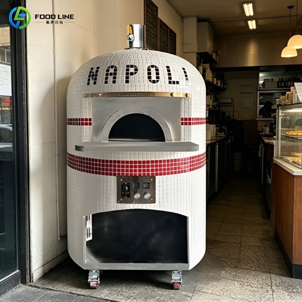 a mobile oven for pizza