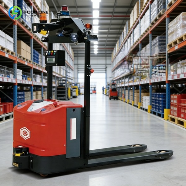 autonomous pallet stacker truck