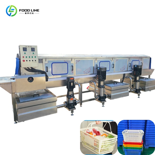 crate cleaning machine