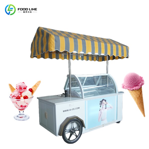 gelato food cart on wheels