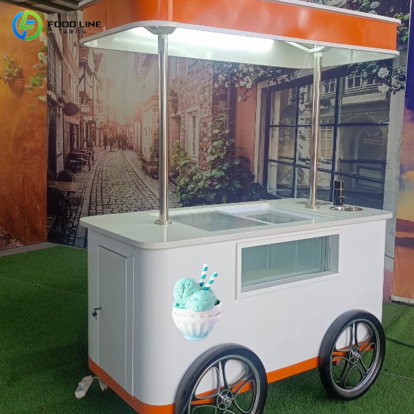 mobile ice cream cart