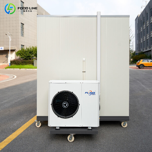 container with AC system