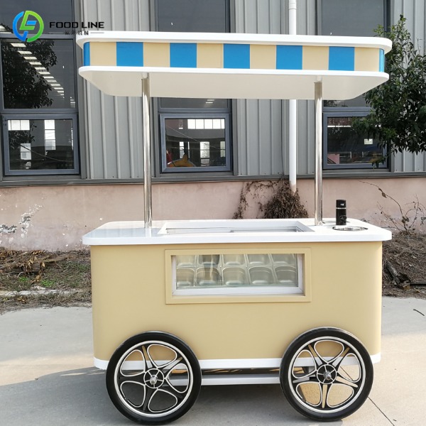 portable ice cream cart