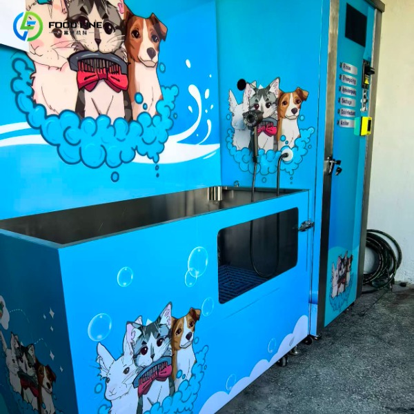 self dog wash machine
