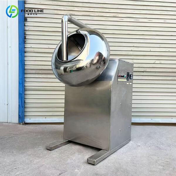 side view of the wrapping machine