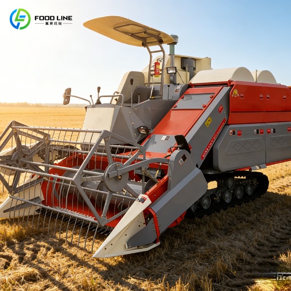 wheat combine harvester