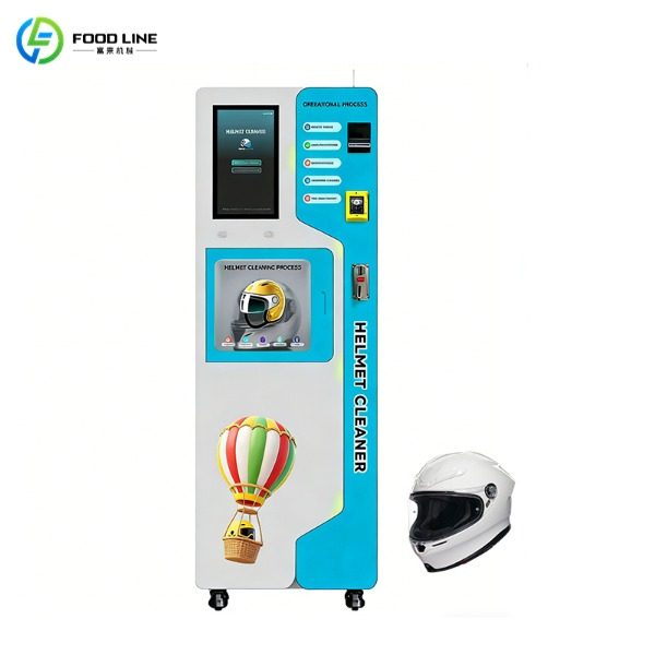 cleaning helmet machine