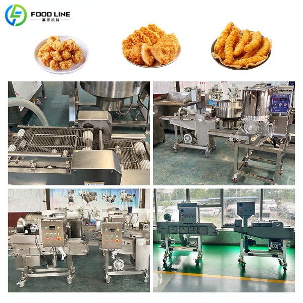 industrial chicken nugget production line