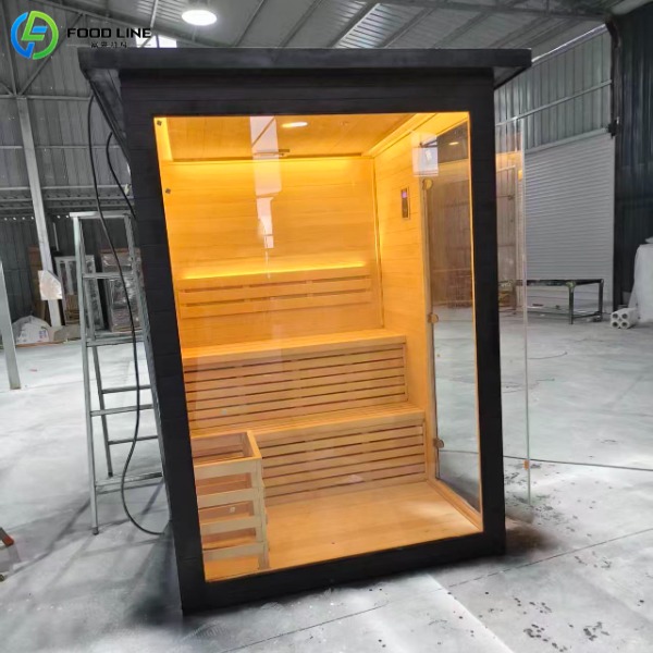 outdoor traditional sauna