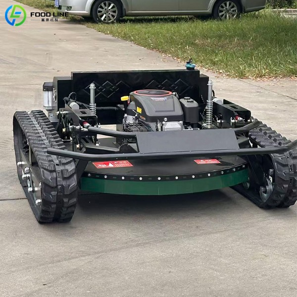 tracked lawn mower