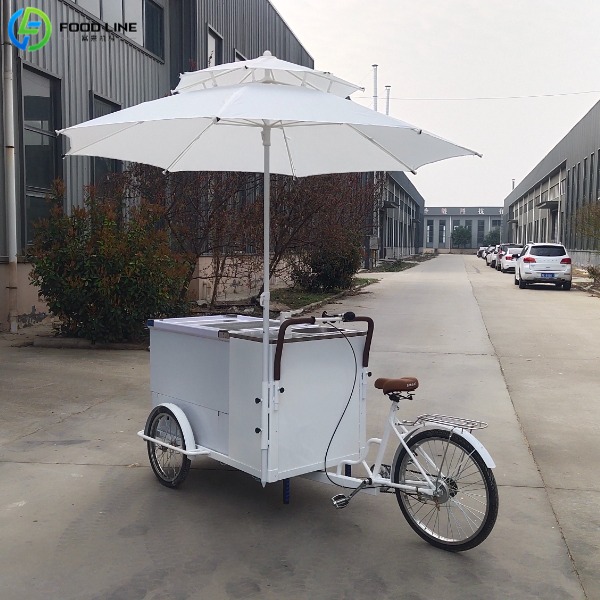 ice cream freezer cart