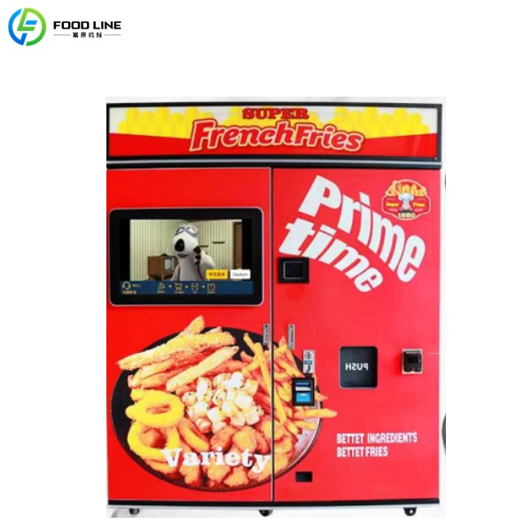 5 French Fries Vending Machines for Sale Shipped to Ireland smart fries vending machine
