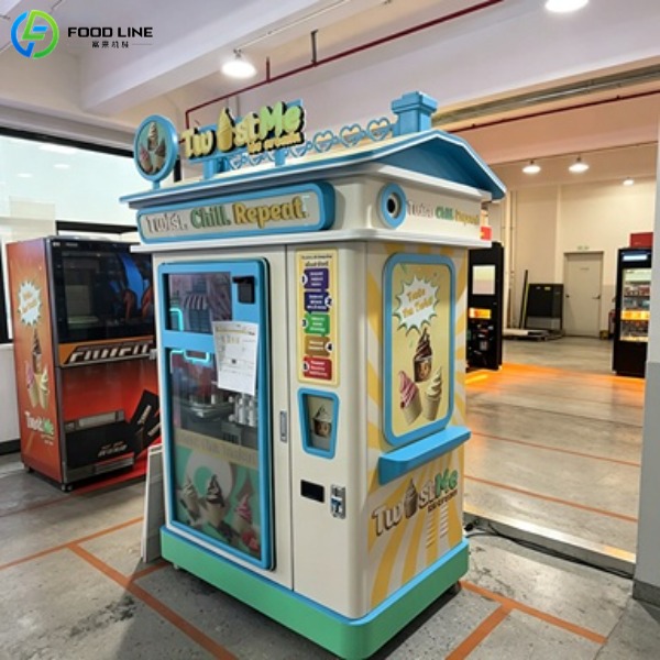 self-serve ice machine