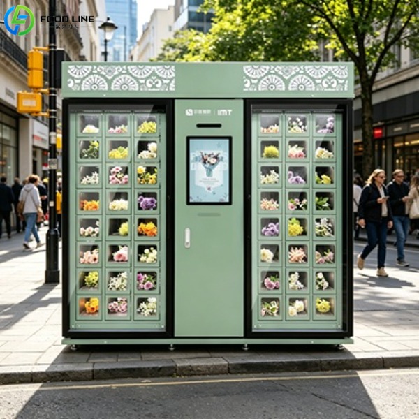 vending machine for flowers