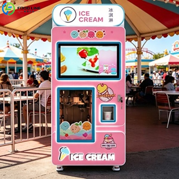 automatic gelato vending machine