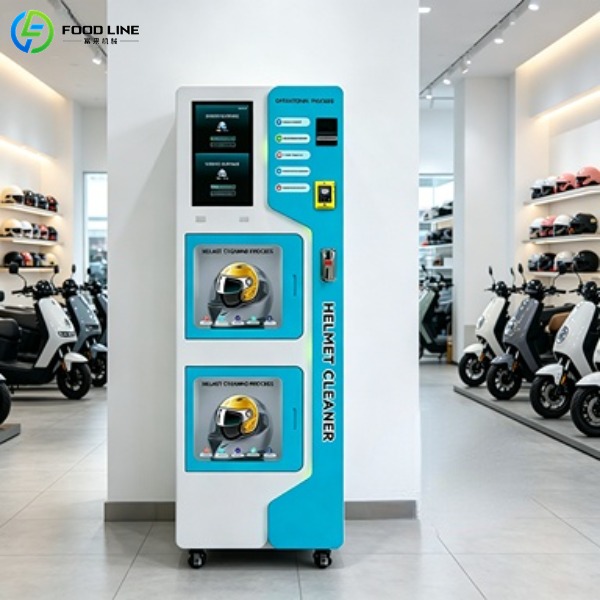 cleaning helmet machine
