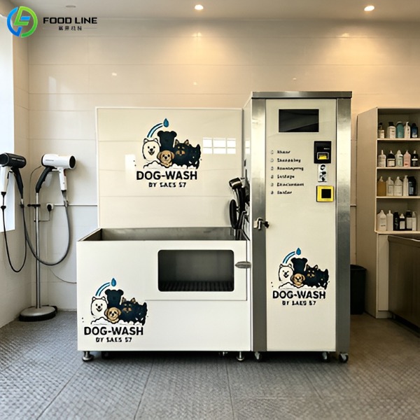 self dog wash machine