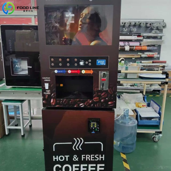 coin operated coffee vending machine
