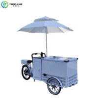 Ice Cream Bicycle Trailer Sold to Greek ice cream bike trailer